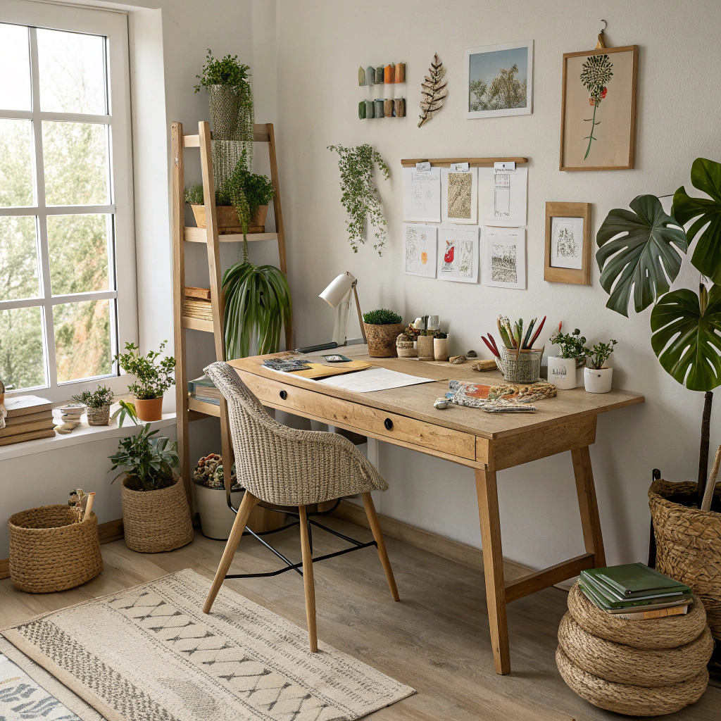 a beautifully styled creative home studio with a w a beautifully styled creative home studio with a w