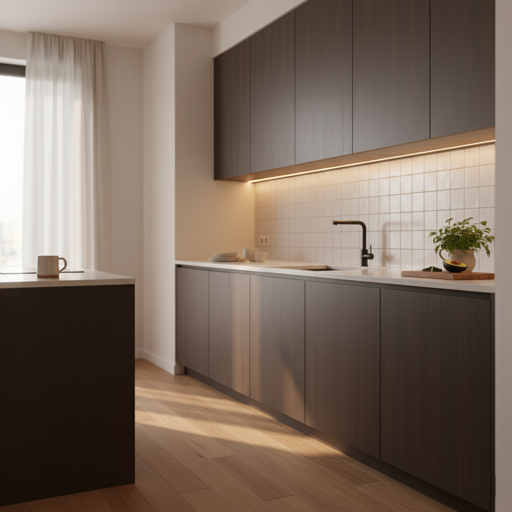 modern minimalist espresso kitchen modern minimalist espresso kitchen