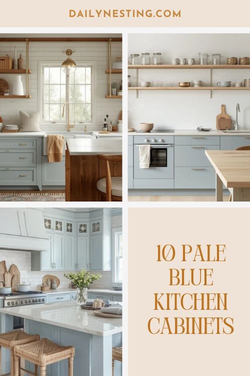 10 pale blue kitchen cabinets (2) 10 pale blue kitchen cabinets (2)